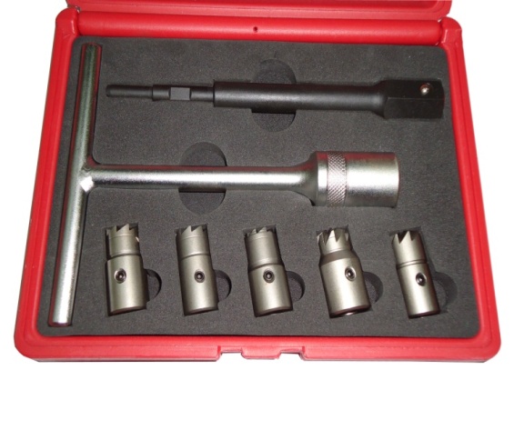 Diesel Injector Seat Cutter Set