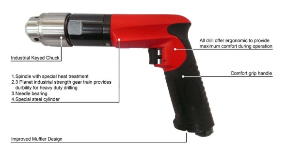 1/2H.D. Air Drill(3300RPM)