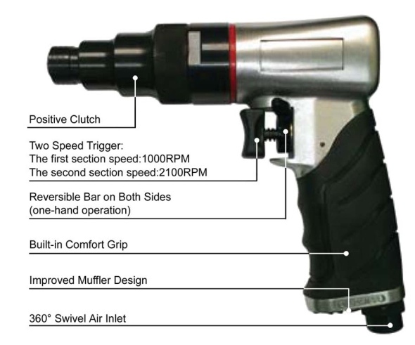 Positive Clutch Screwdriver