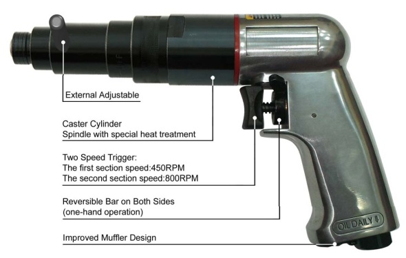 External Adjustable Clutch Screwdriver (800RPM)