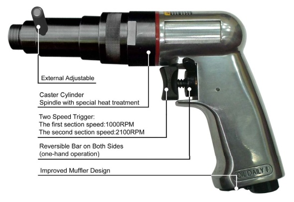 External Adjustable Clutch Screwdriver (2100RPM)