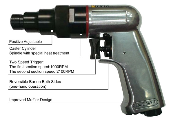 Positive Adjustable Clutch Screwdriver (2100RPM)