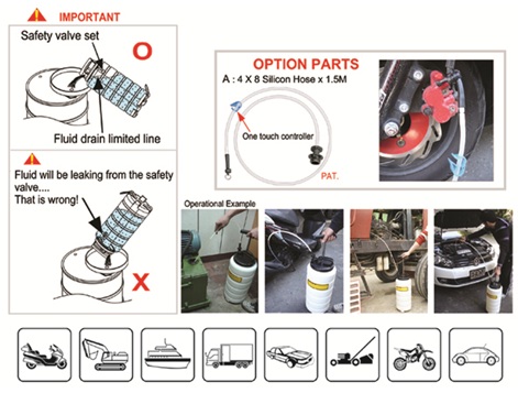 Manual Operation Fluid Extractor PAT. 