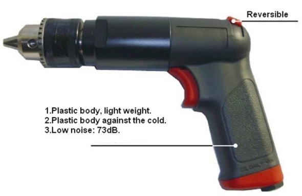 1/2" Air Reversible Drill 