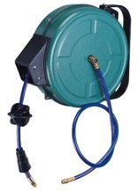 Automatic air hose reel