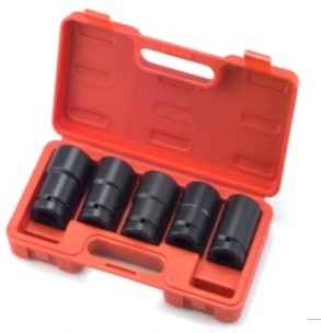 1" Drive 5 PCs Budd Wheel Socket Set